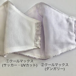 日本製・コットンレースのマスク(綿ローン) 5枚目の画像