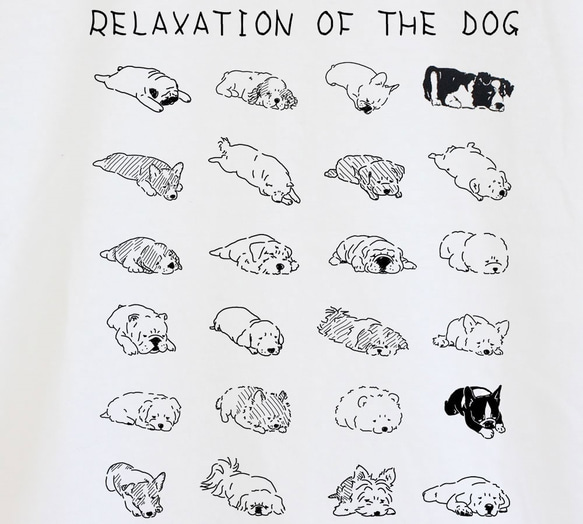 犬のたいくつ寝　メンズタイプ 3枚目の画像