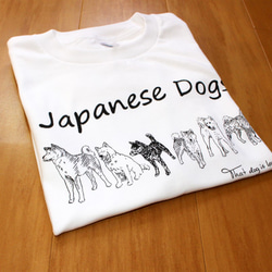 日本犬 Tシャツ メンズタイプ 4枚目の画像