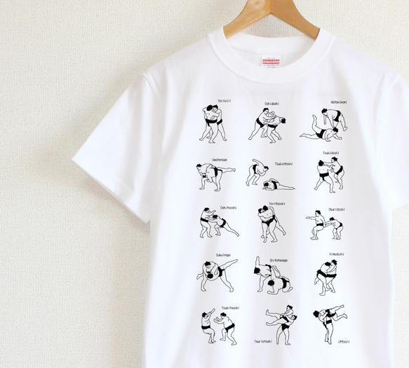 おすもうさんの決まり手Tシャツ メンズ Tシャツ marutaka 通販