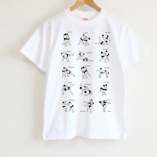 おすもうさんの決まり手Tシャツ メンズ Tシャツ marutaka 通販