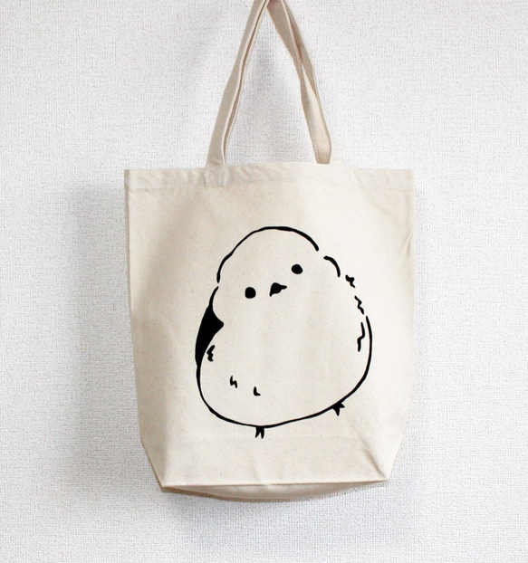 バイヤー厳選用品 トートバッグ ふわっふわのシマエナガ 托特包 的作品 marutaka トートバッグ
