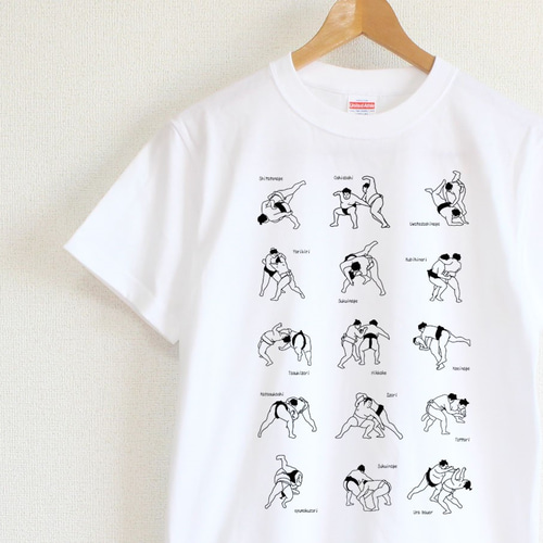 から厳選した おすもうさん宇良関の決まり手Tシャツ メンズタイプ Tシャツ スポーツ選手