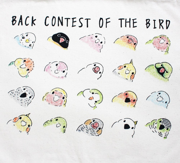 鳥の背中コンテスト　トートバッグ 3枚目の画像
