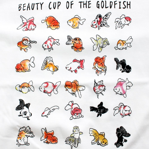 金魚のビューティーカップ Tシャツ レディースタイプ Tシャツ