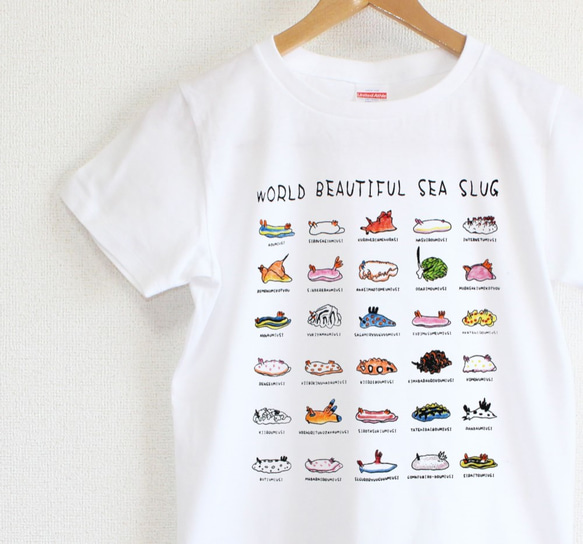 かわいいヴィンテージ♡Ｔシャツうき かわいいウミウシTシャツ レディースタイプ Tシャツ marutaka