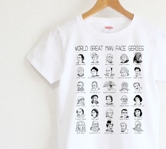 世界の偉人たち レディースタイプ Tシャツ marutaka 通販｜Creema  