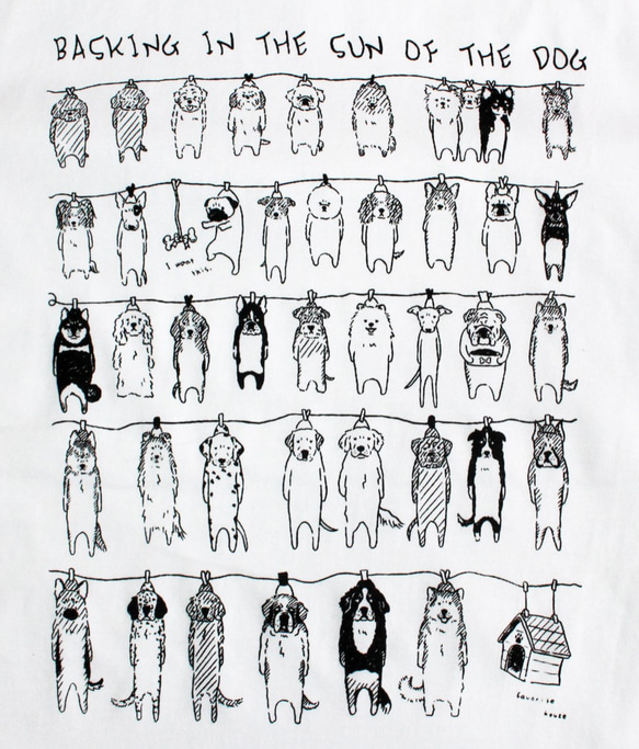 犬のひなたぼっこ　ロンT　ユニセックス 3枚目の画像