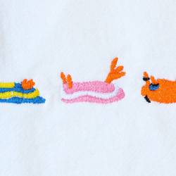 ウミウシトリオ　刺繍スウェット 4枚目の画像