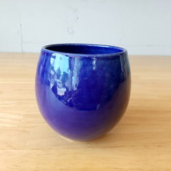 瑠璃色のフリーカップ 2枚目の画像