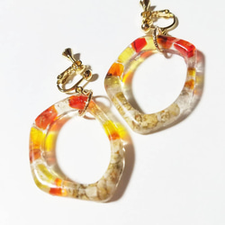 ねこ×琉球ガラス ポストピアス ピアス（スタッド・一粒） NANAchi