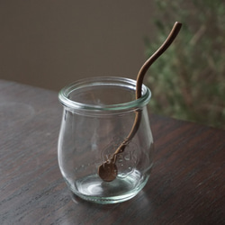 彎柄木製攪拌棒（柚木）A016-0 第7張的照片