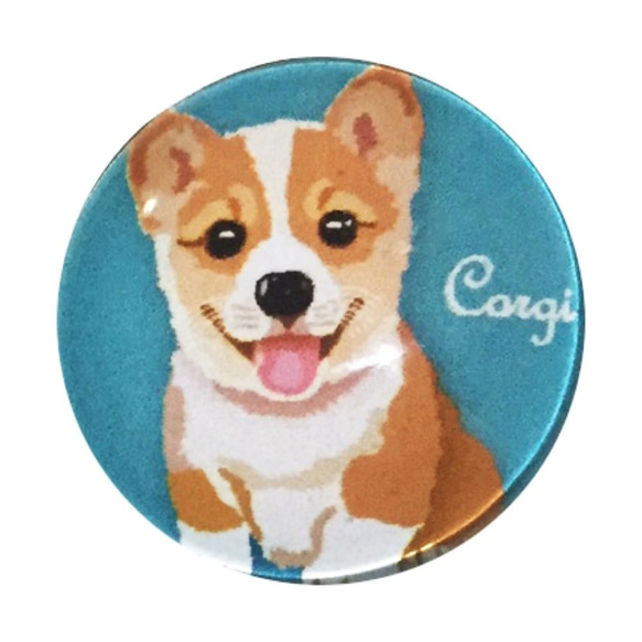 ピンバッジ コーギー ピンバッチ ピンズ犬 1枚目の画像