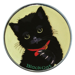 猫ピンバッジ ピンバッジ 猫 黒猫 ピンバッチ 猫 ブローチ 猫 ピン… 1枚目の画像