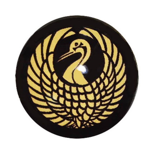 家紋ピンバッジ 20mm 鶴丸 森蘭丸 ピンズ家紋… その他