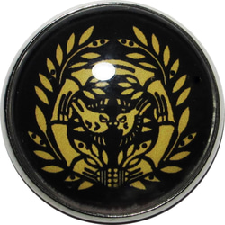 家紋ピンバッジ 20mm 竹に雀仙台笹 伊達政宗 ピンバッチ pins 家紋