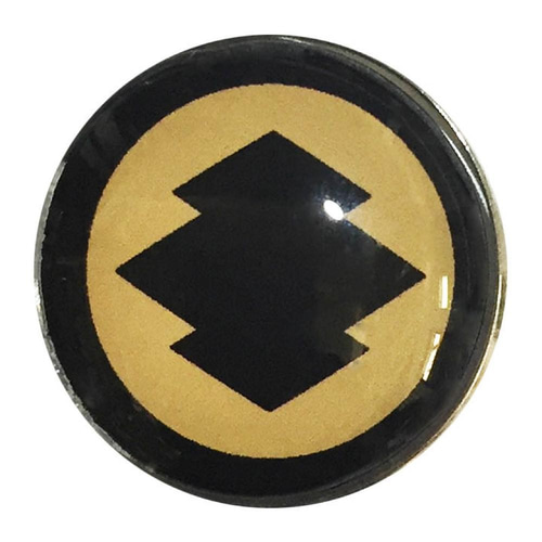 家紋ピンバッジ 20mm 丸に松皮菱 ピンバッチ pins 家紋… その他
