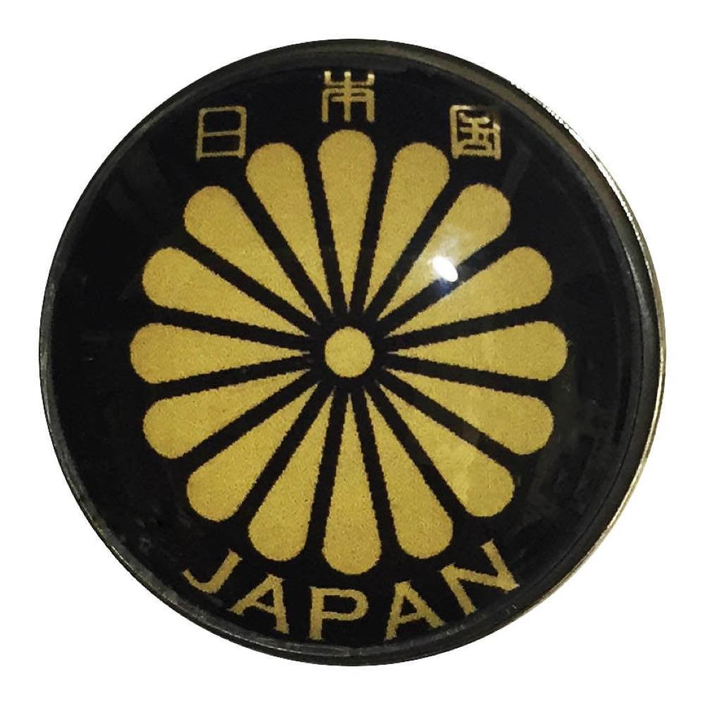 瓦 本物です 天皇家菊の16紋