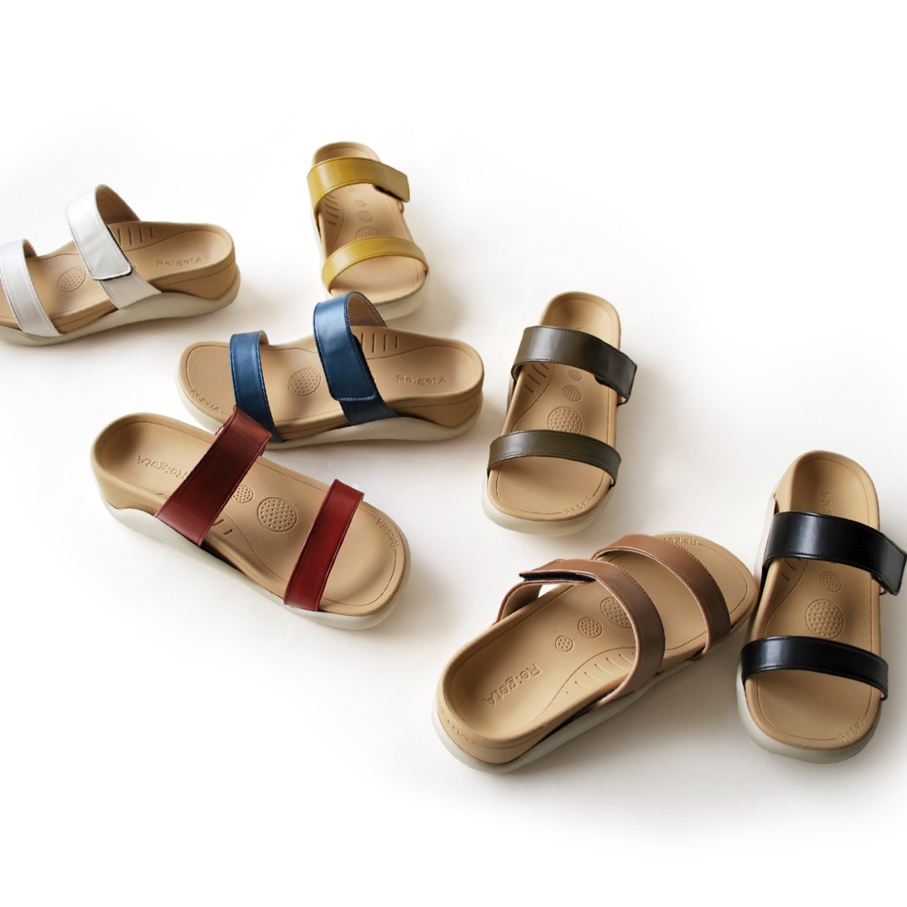 ECR-002 サンダル レディース つっかけ 厚底 履きやすい 疲れにくい 痛くない 4,547円