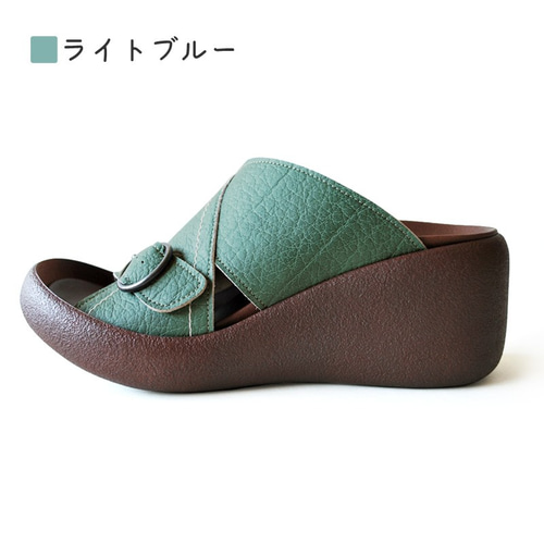ウェッジヒールサンダル -RegettaCanoe-リゲッタカヌー CJBG9100