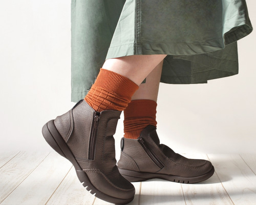 Re:getA リゲッタ R-329 サイドジップ ブーツ ショートブーツ