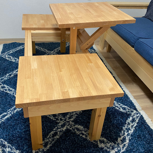 ローテーブル ポップアップ機能付き！