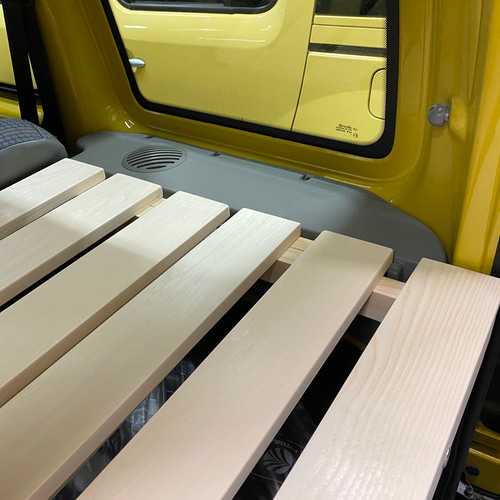 コカングー 専用荷台 折りたたみローテーブル キャンプに！ 白木素地 