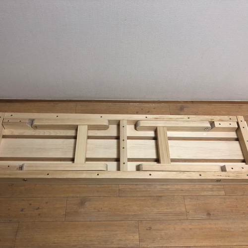 コカングー 専用荷台 折りたたみローテーブル キャンプに！ 白木素地 