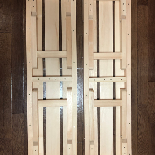 コカングー 専用荷台 折りたたみローテーブル キャンプに！ 白木素地 