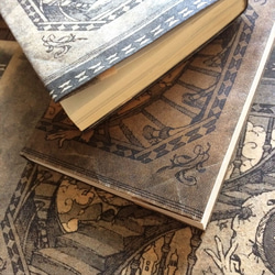 ロウ引き＆ペーパーブックカバー《螺旋暦》 2枚目の画像