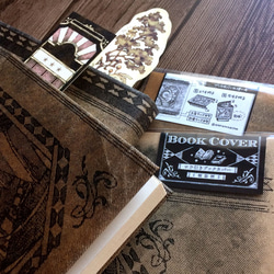 ロウ引き＆ペーパーブックカバー《螺旋暦》 3枚目の画像