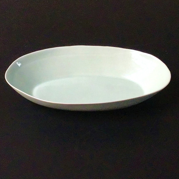 青花瓷橢圓形碗L（長27厘米） 第2張的照片