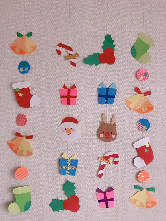 12月】クリスマスの吊るし飾り モビール mai❀gallery 通販 9965105