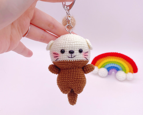 く*み様 カワウソ☆あみぐるみ☆ぬいぐるみ☆ハンドメイド 0_16a5cec6912cbffc6f9dd7249247