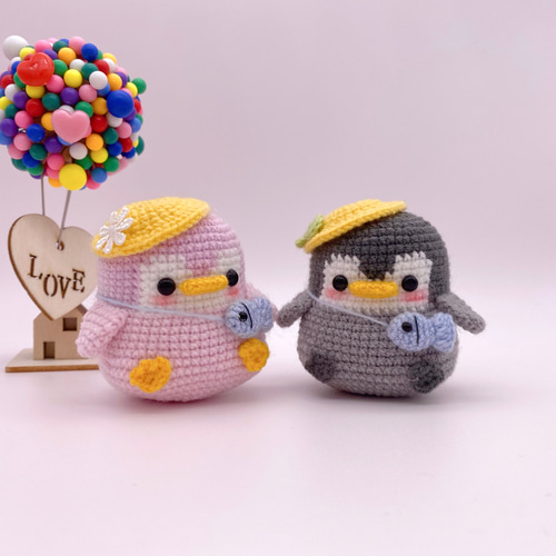 20-60代からのファッション通販  ミニペンギン 通販 Sue あみぐるみ ハンドメイド あみぐるみ あみぐるみ