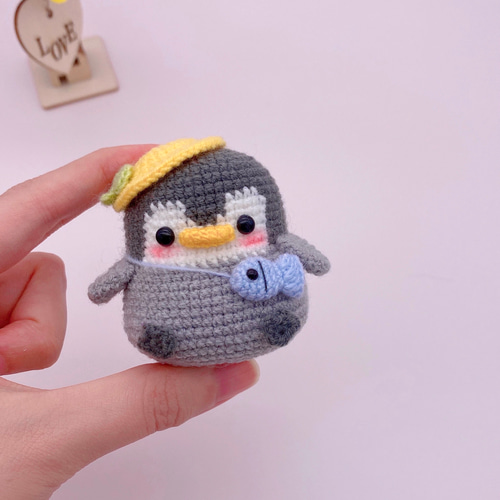 ミニペンギン あみぐるみ ハンドメイド あみぐるみ Sue ♡ 通販