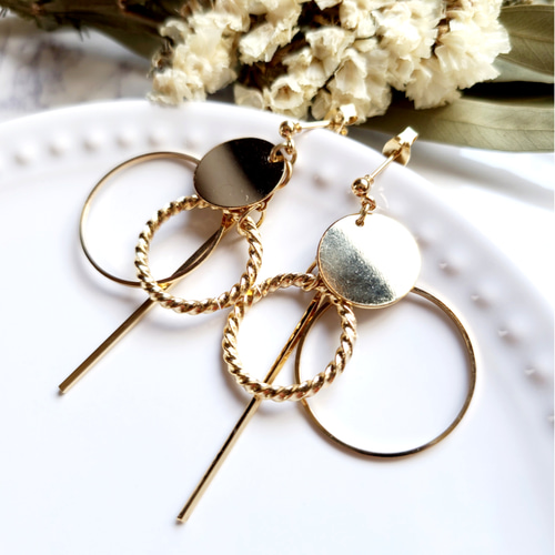 SALE】ヘアゴム レジン サークル めさ 