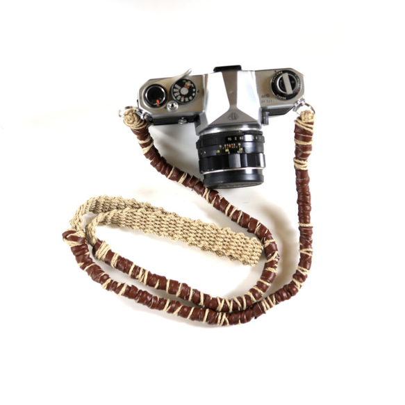 麻繩帶麻繩相機帶-經典＃2（雙環） 第1張的照片