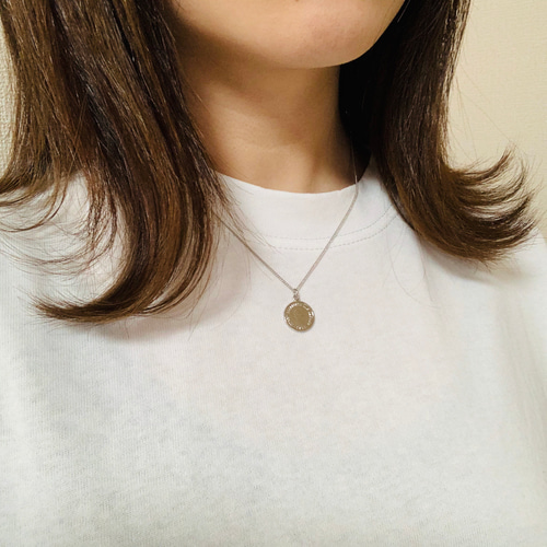 コインネックレス ゴールド シルバー メンズネックレス コインネックレス ゴールド シルバー メンズネックレス