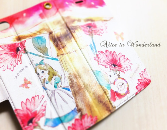 Illustrated phone case, Alice in wonderland, case for iPhone 第1張的照片