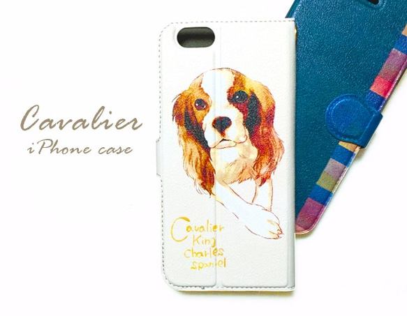 Cavalier phone case, Dog case for iPhone, iPhone X/XS, XSmax 第1張的照片