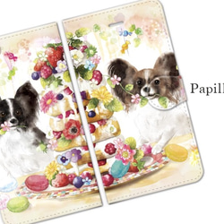 Papillon phone case, dogs case for iPhone, Animal phone case 第4張的照片