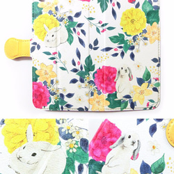 Rabbit phone case, animal case for iPhone, flower phone case 第3張的照片