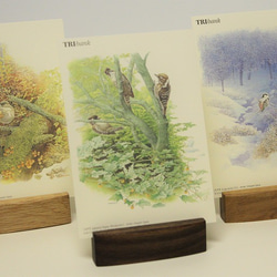 3種類の木で作ったポストカードベース 1枚目の画像