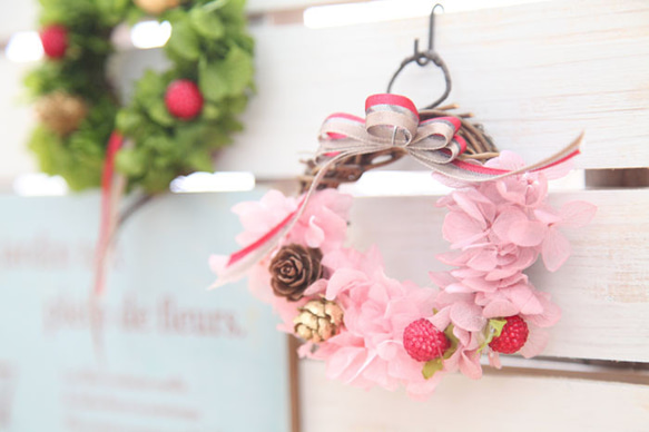 プチリース☆四季のリースがとってもキュート♪ リース フラワー