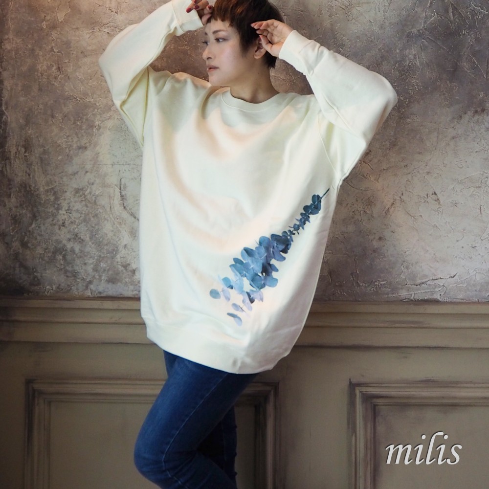 ユーカリのオーバーサイズトレーナー：キナリ・ＸＸＬ