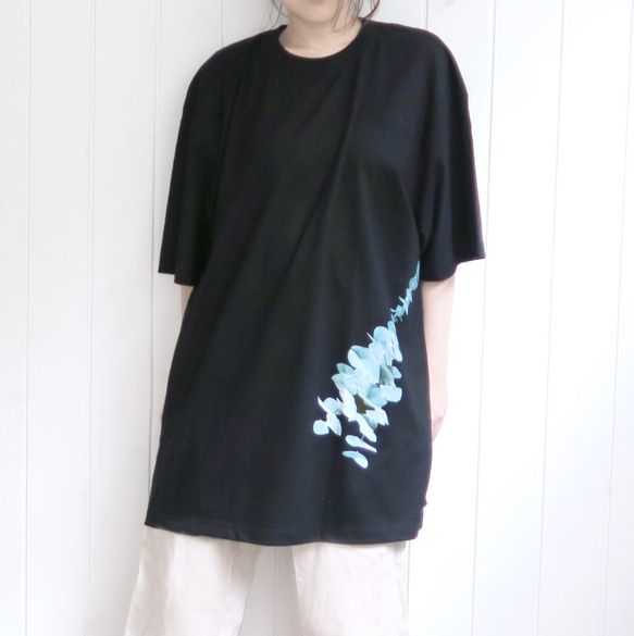 メンズ【ユーカリのビッグサイズＴシャツ】ホワイト:XXXL 6枚目の画像