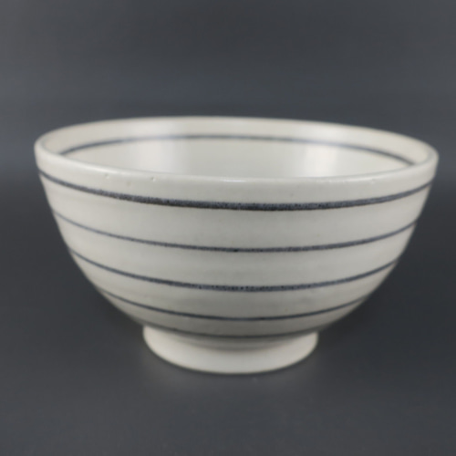 飯茶碗 ごはん茶碗 濃紺ボーダー柄 茶碗・めし碗 monowasabi