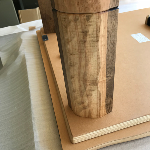 大型こたつテーブルウォールナット皮付き150日本製・ヒーター別売り