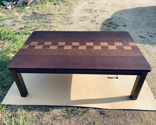 特大こたつナラ市松180日本製・ヒーター別売り 4f56c358fc7e4718118a12fe45eb62